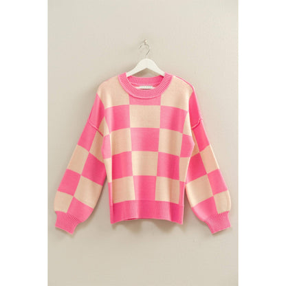 The Checkmate Pinky Sweater