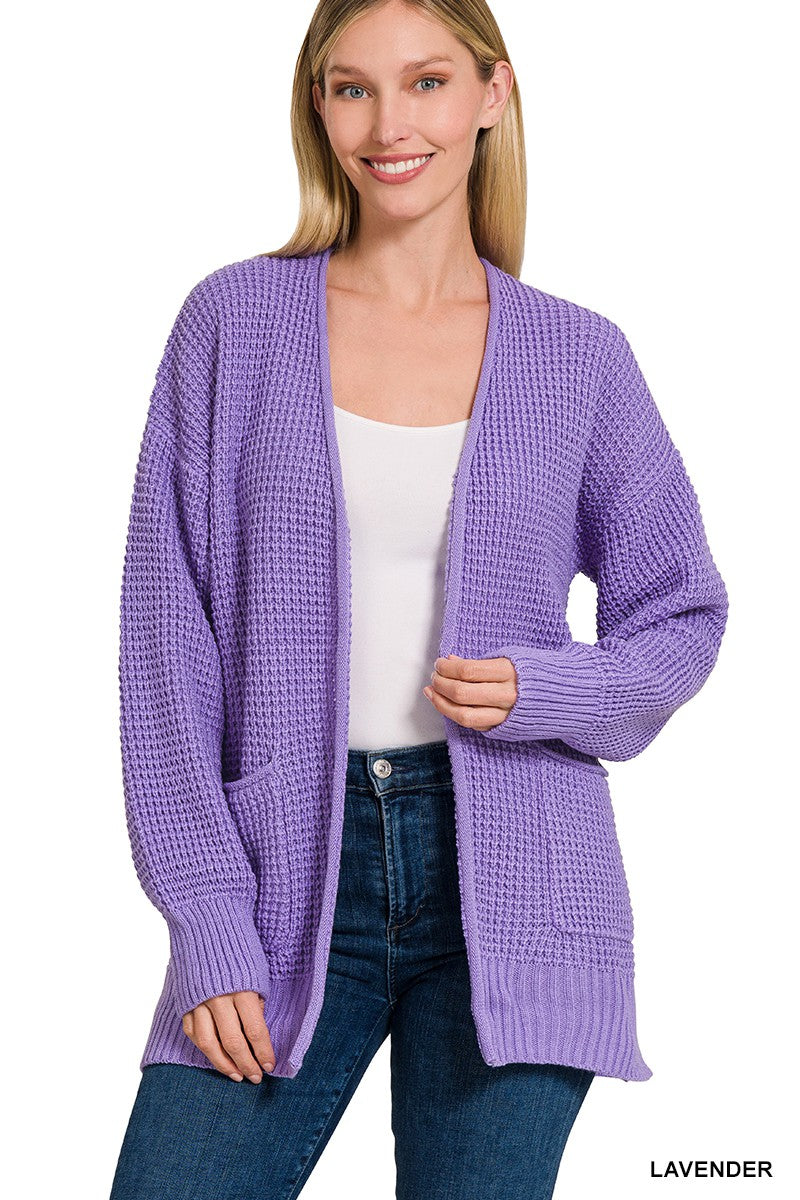 Door Buster Waffle Cardigan