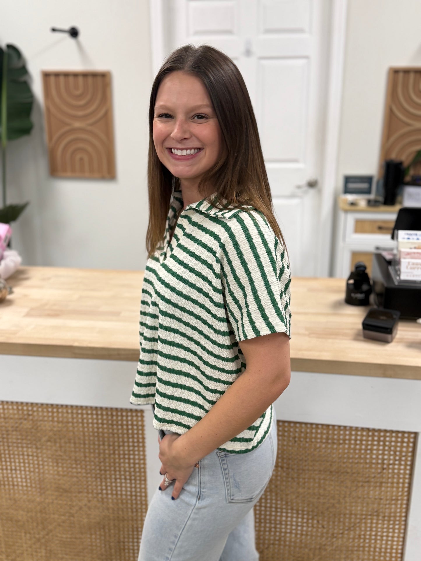 The Melody Top Kelly Green