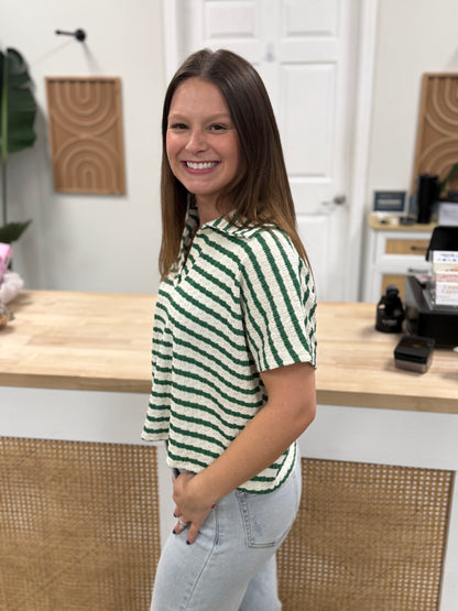 The Melody Top Kelly Green