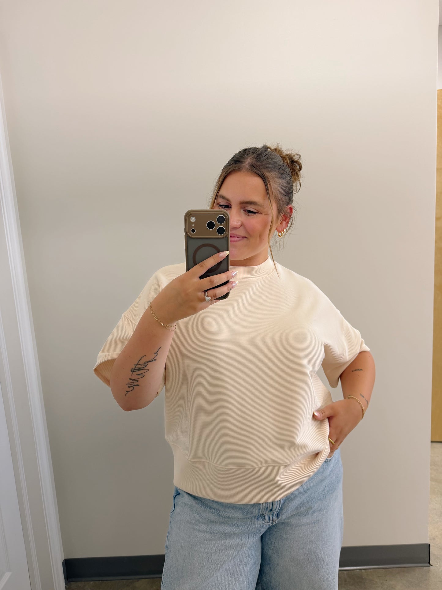 Our Fan Fav Top Lt Beige