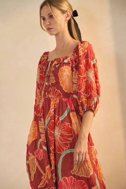 Terra Cotta Maxi Dress Curvy