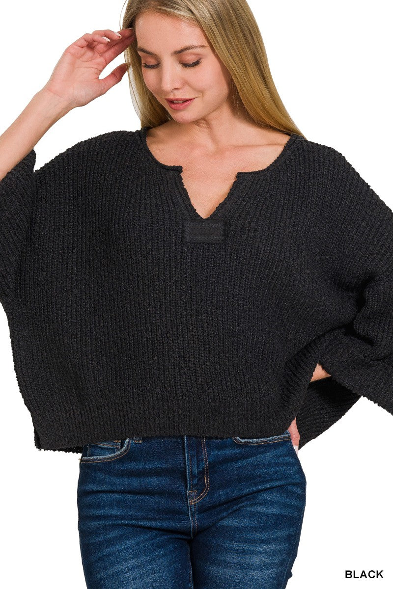 Take A Walk On the Sound Sweater Neutrals