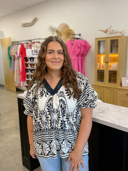 The Bonnie Blouse Curvy