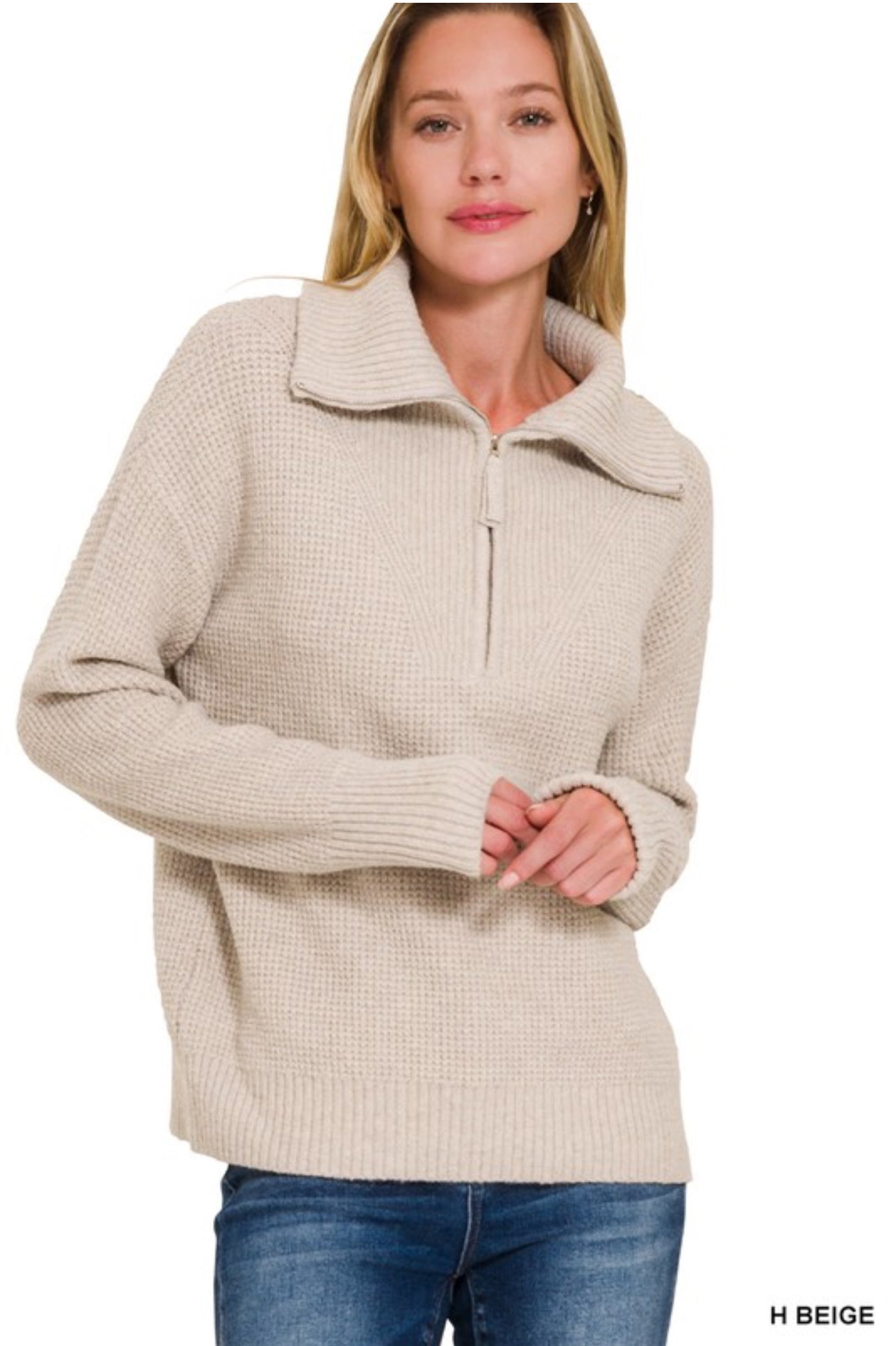 Door Buster Sweater Half Zip Sweater