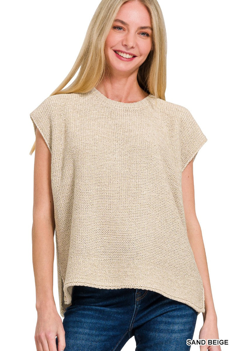 Your Staple Sweater Vest Sand