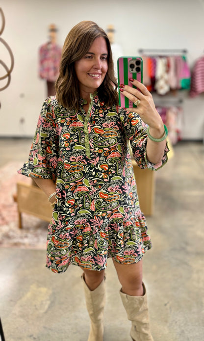 The Paisley and Pretty Mini Dress