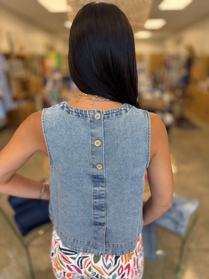 The Wilson Denim Tank