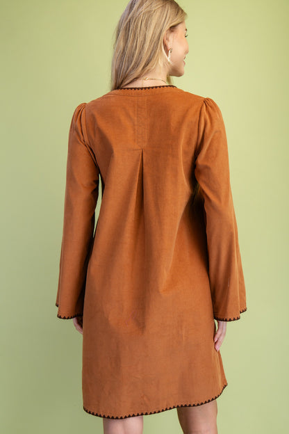 The Nutmeg Corduroy Dress