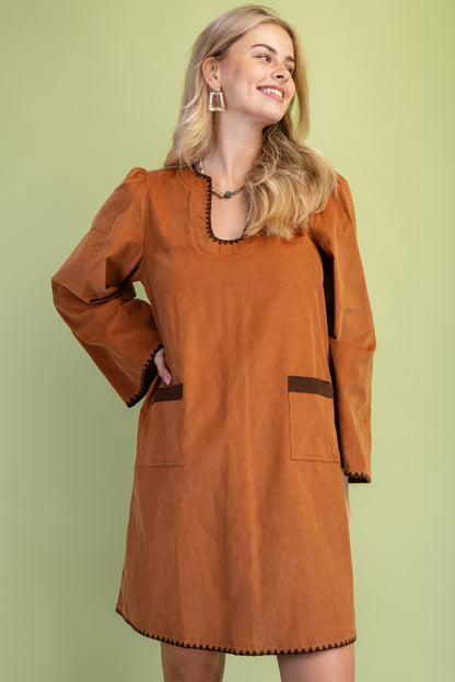 The Nutmeg Corduroy Dress