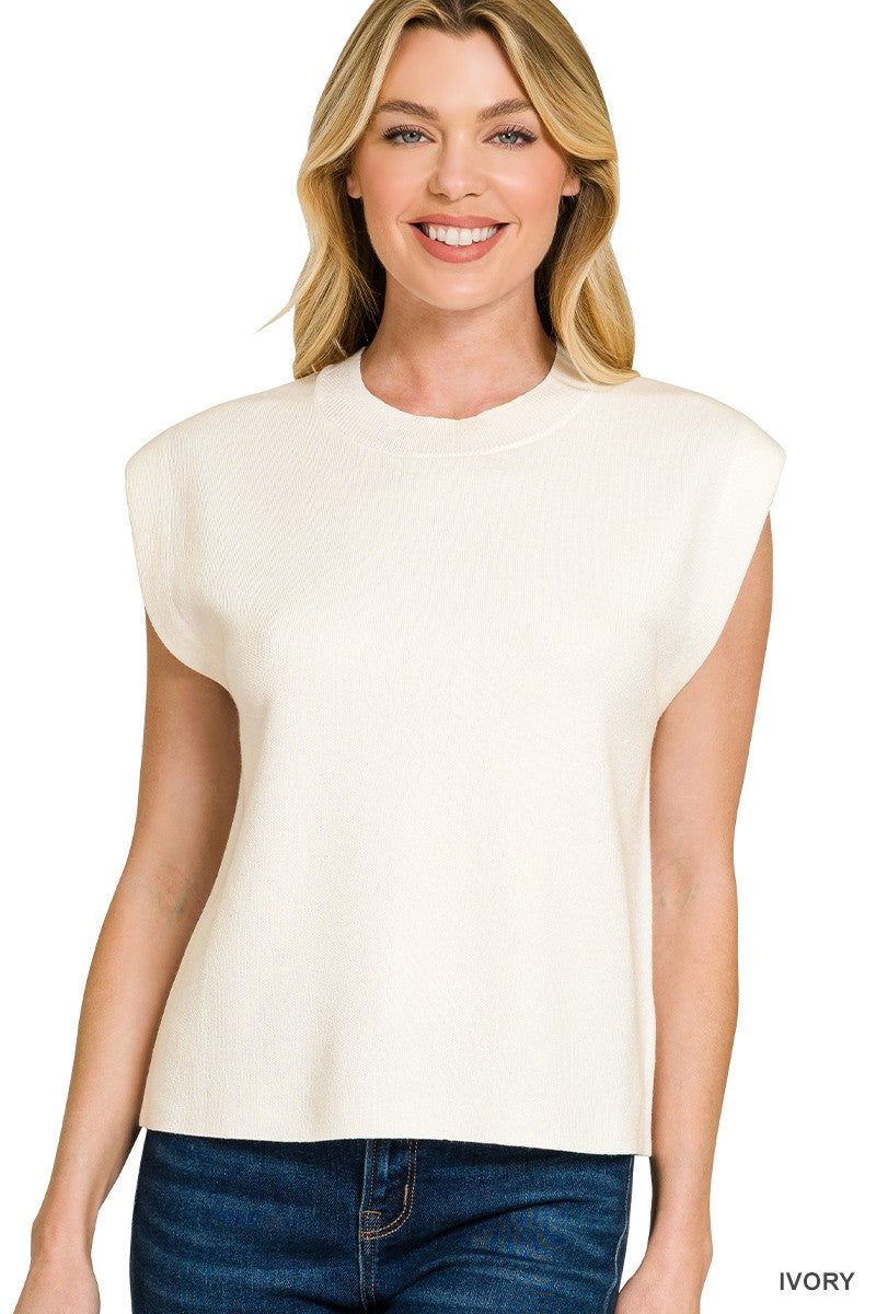 The Sylvie Vest Ivory