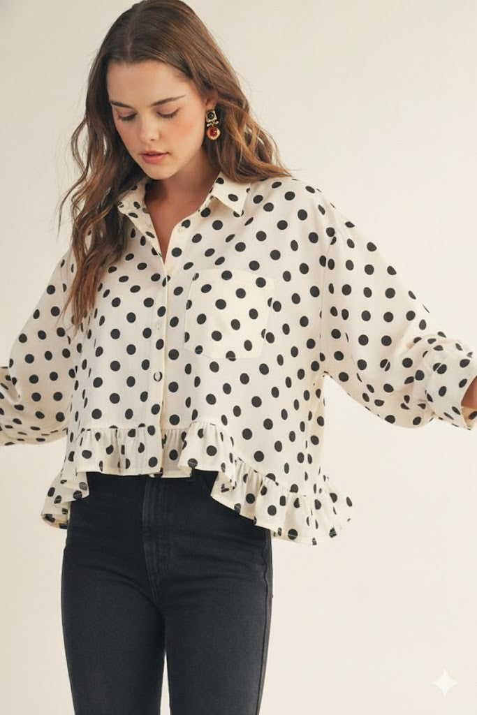 Polka Dot Of Fun Top