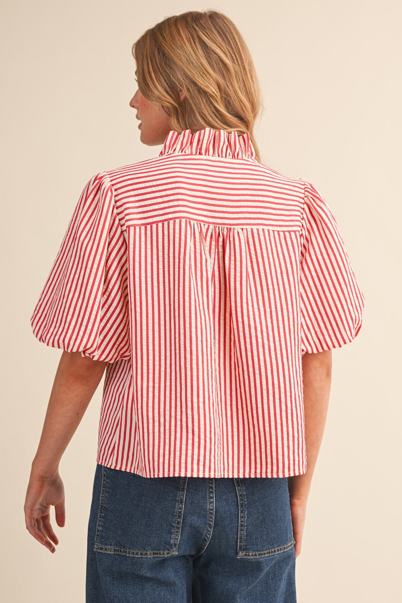The Patriot Button down Blouse