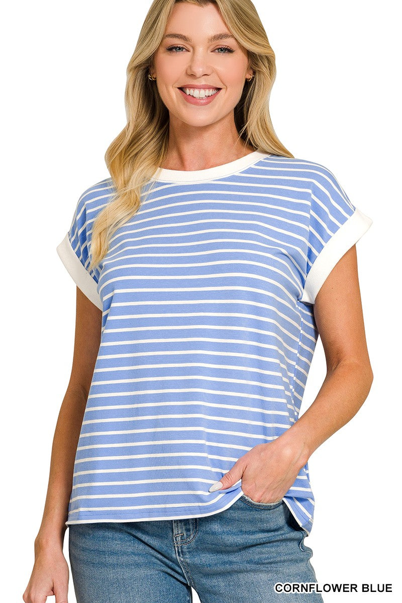 The Solan Tank Sunflower Blue