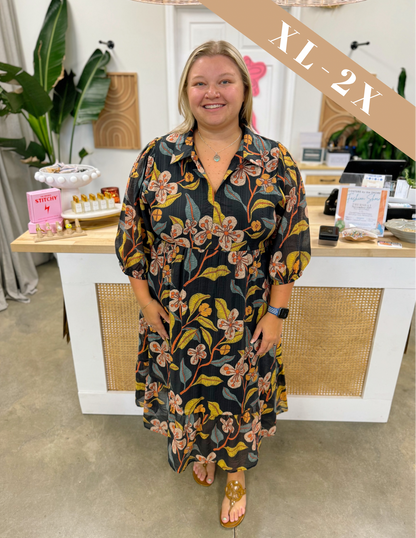 The Becca Midi Dress Curvy