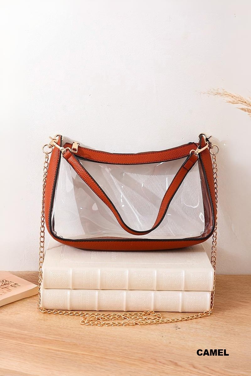 Premium Clear Stadium Satchel Bag