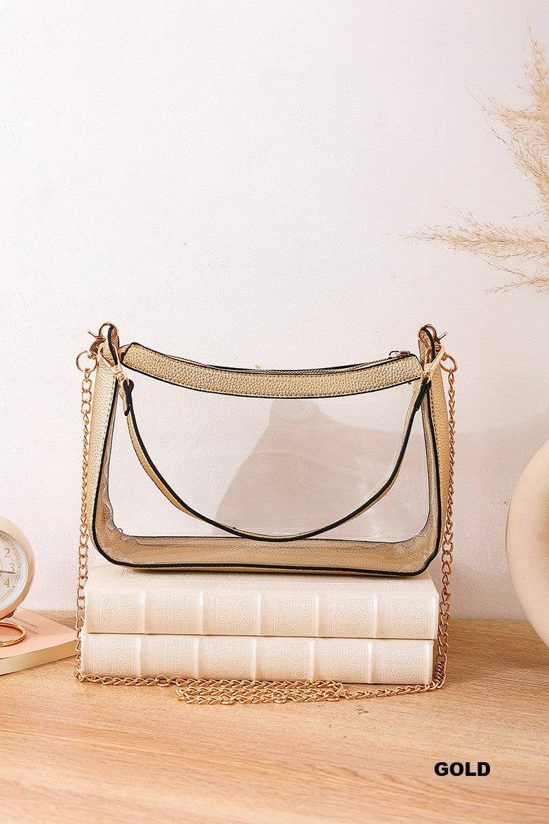 Premium Clear Stadium Satchel Bag