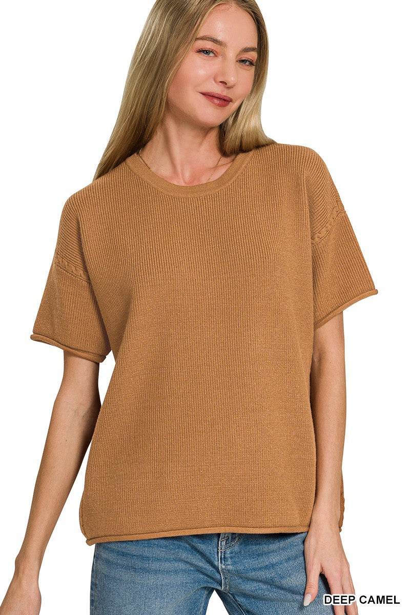The Miranda Sweater in Camel