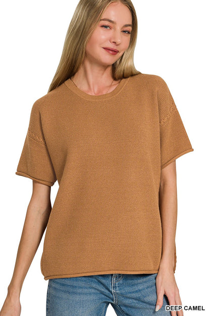 The Miranda Sweater in Camel