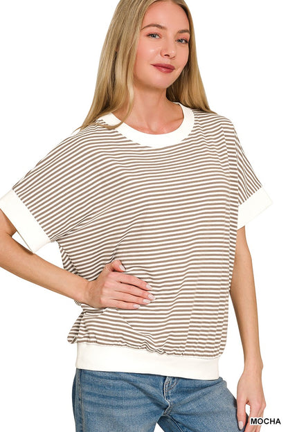 The Tina Top in Mocha