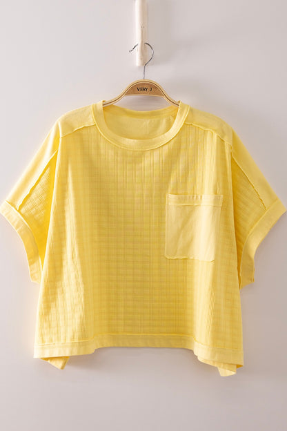 Sprinkle of Spring Top Butter Yellow