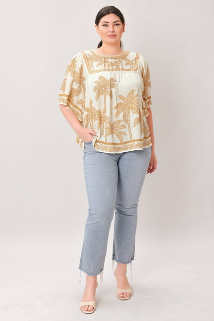 The Palm Beach Blouse Curvy