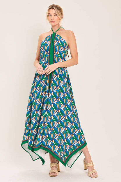 The Silk Scarf Midi Dress