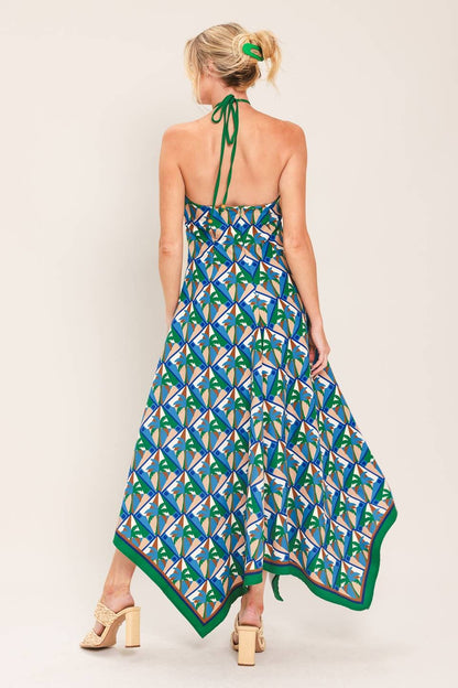 The Silk Scarf Midi Dress