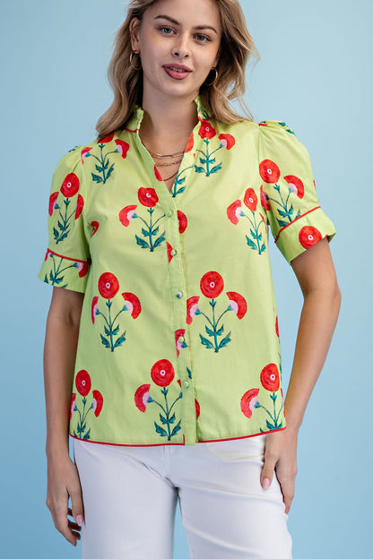 The Tiley Floral Blouse
