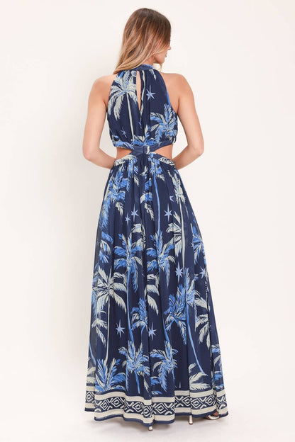 The Bombay Halter Maxi Dress