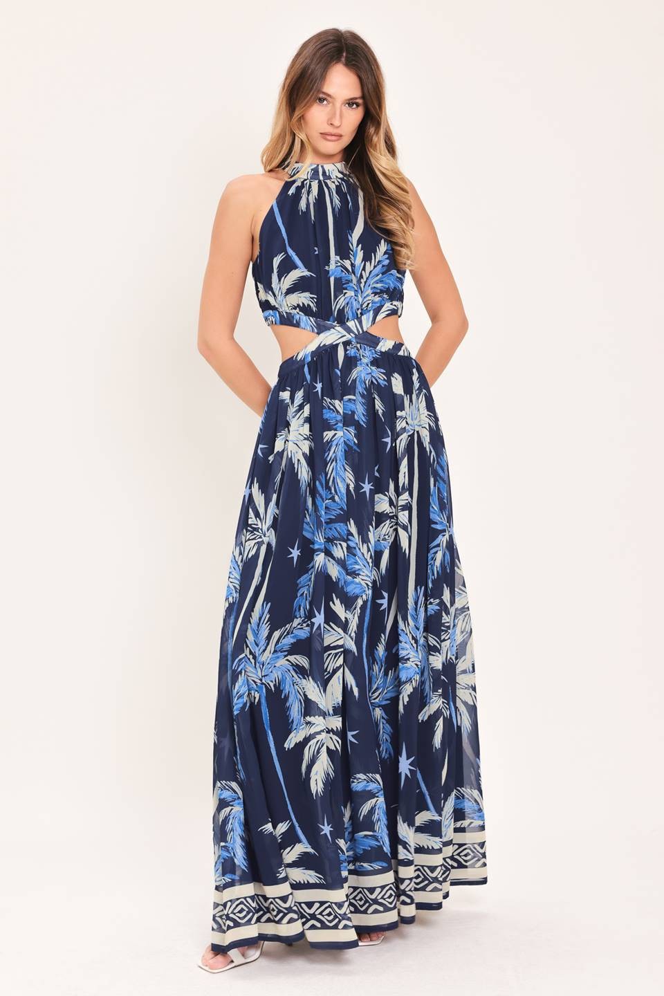 The Bombay Halter Maxi Dress