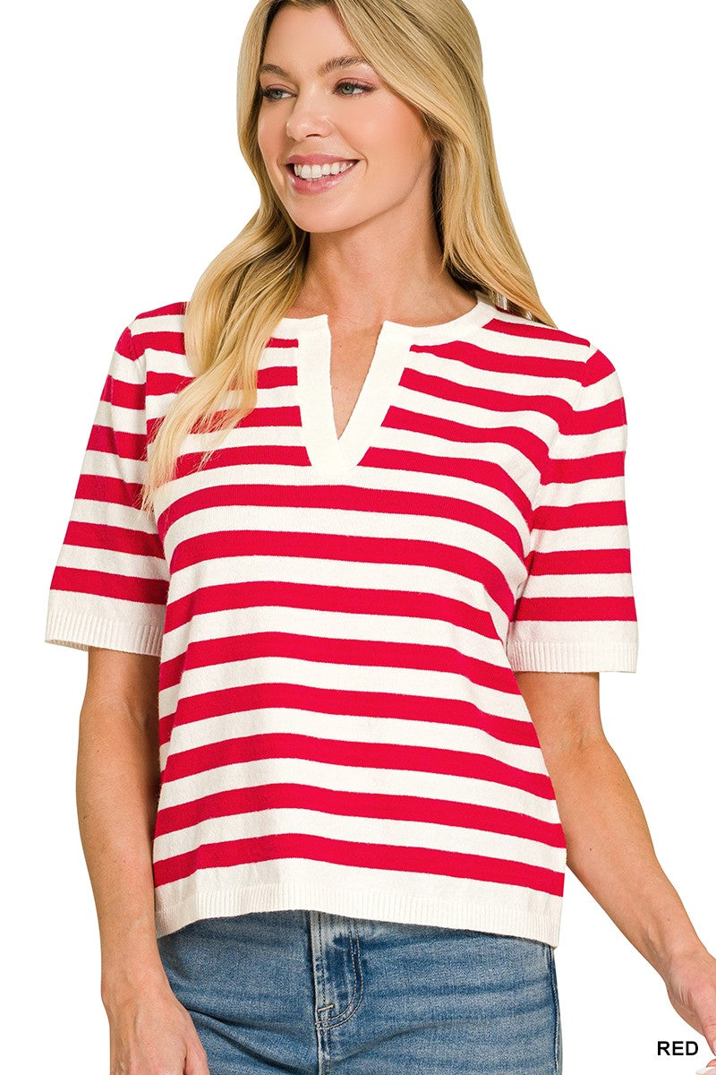 The Sailor Sweater-Red