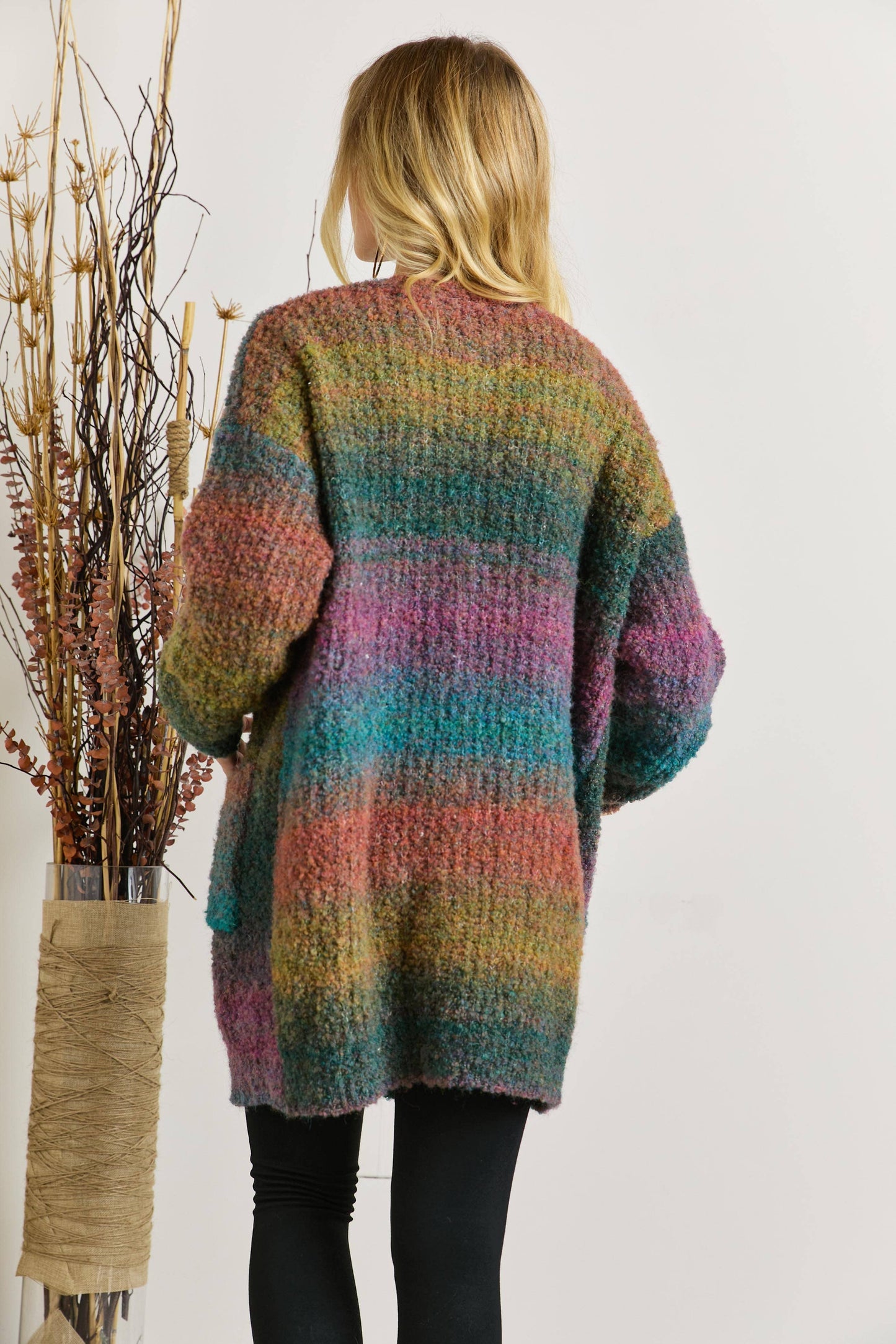 WINTER OMBRÉ CARDIGAN