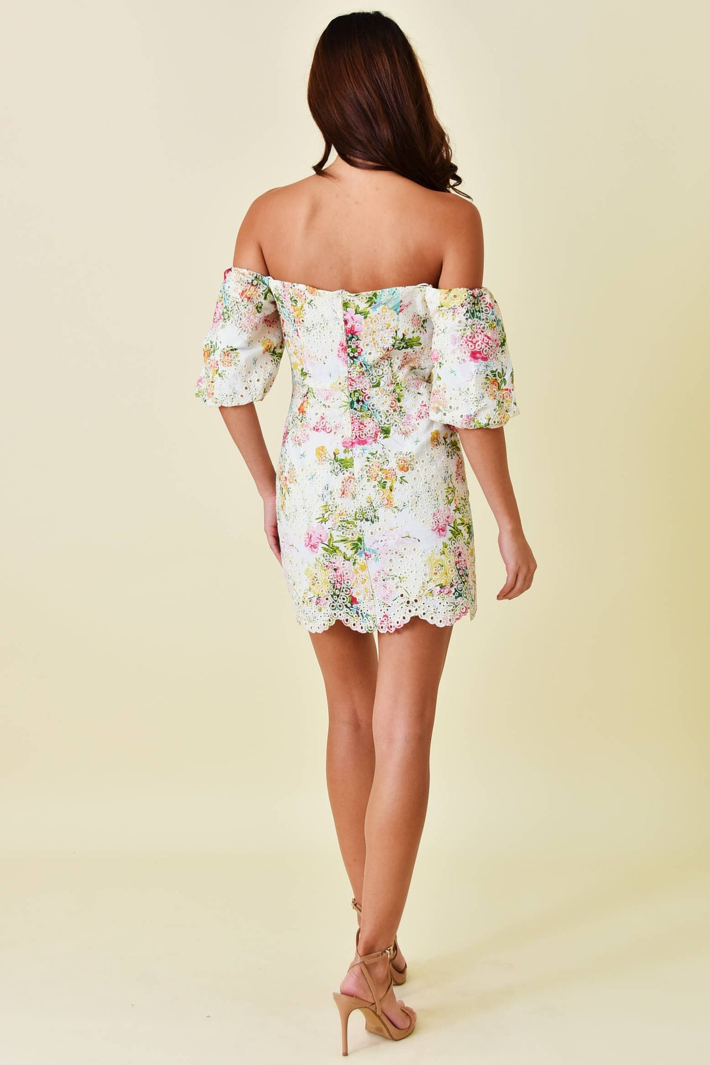 Cottage Party Floral Mini Dress