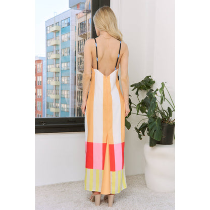 Living Contrast Maxi Dress