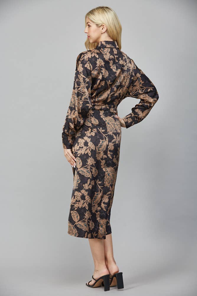 The Versace Tie Midi Dress