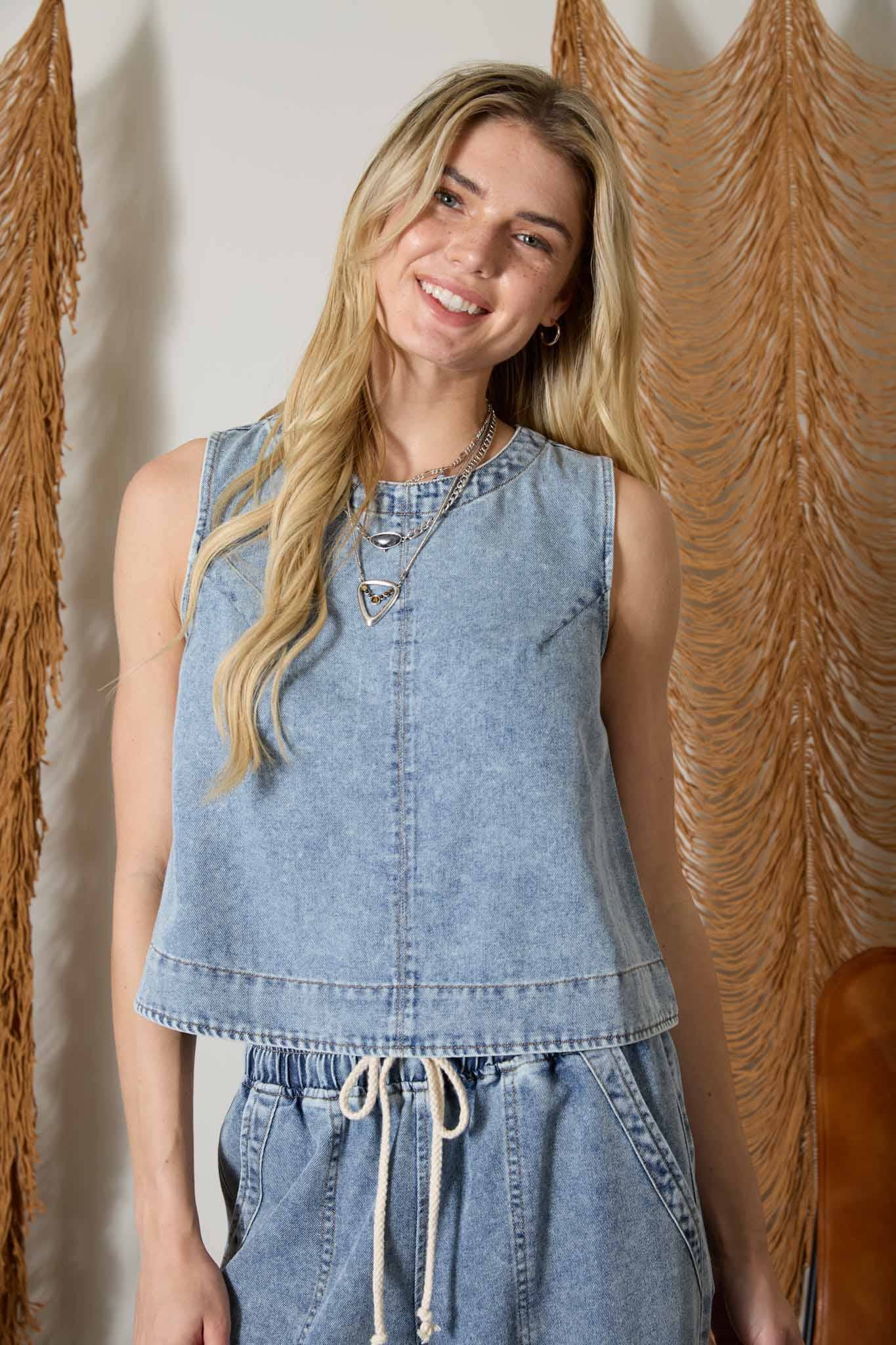 The Wilson Denim Tank