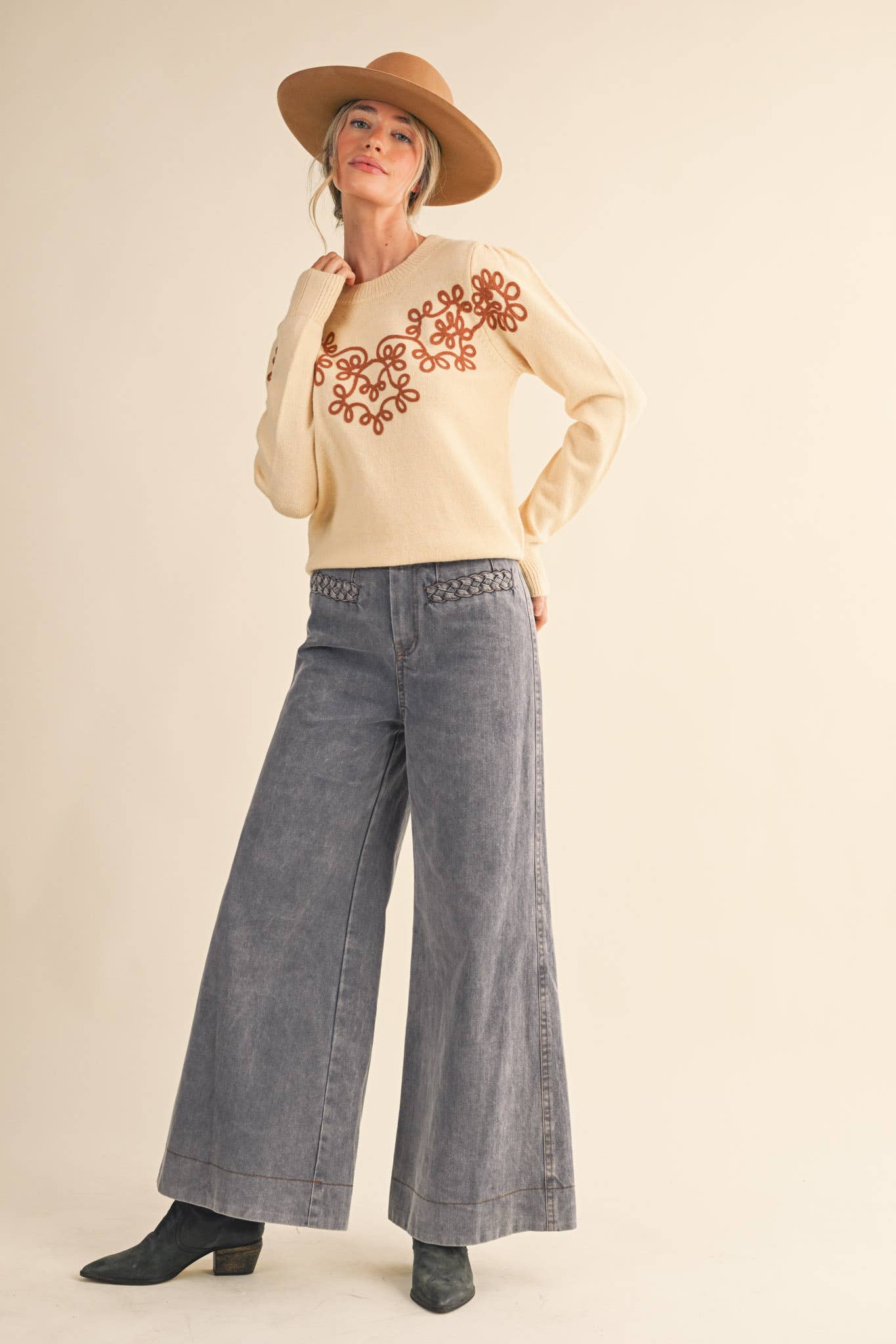 The Kerri Floral Sweater
