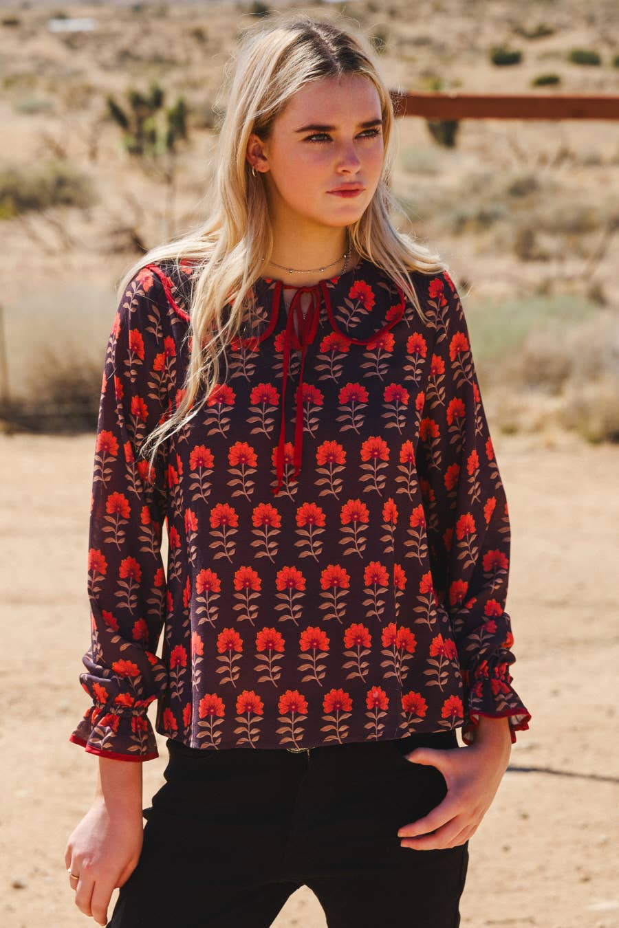 The Poppy Floral Jacquard Sweater