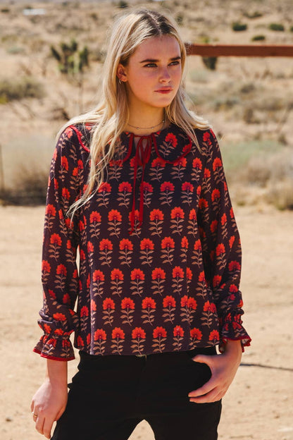 The Poppy Floral Jacquard Sweater