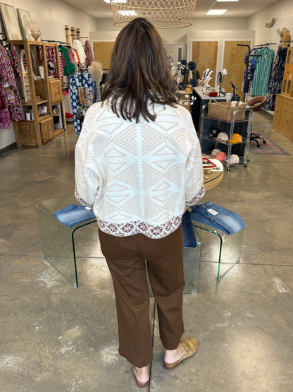 The Hoda 3/4 Sleeve Sweater