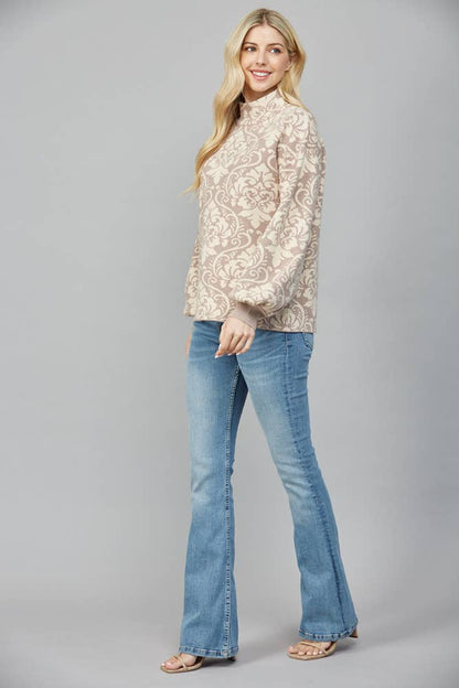 The Lindsey Print Sweater