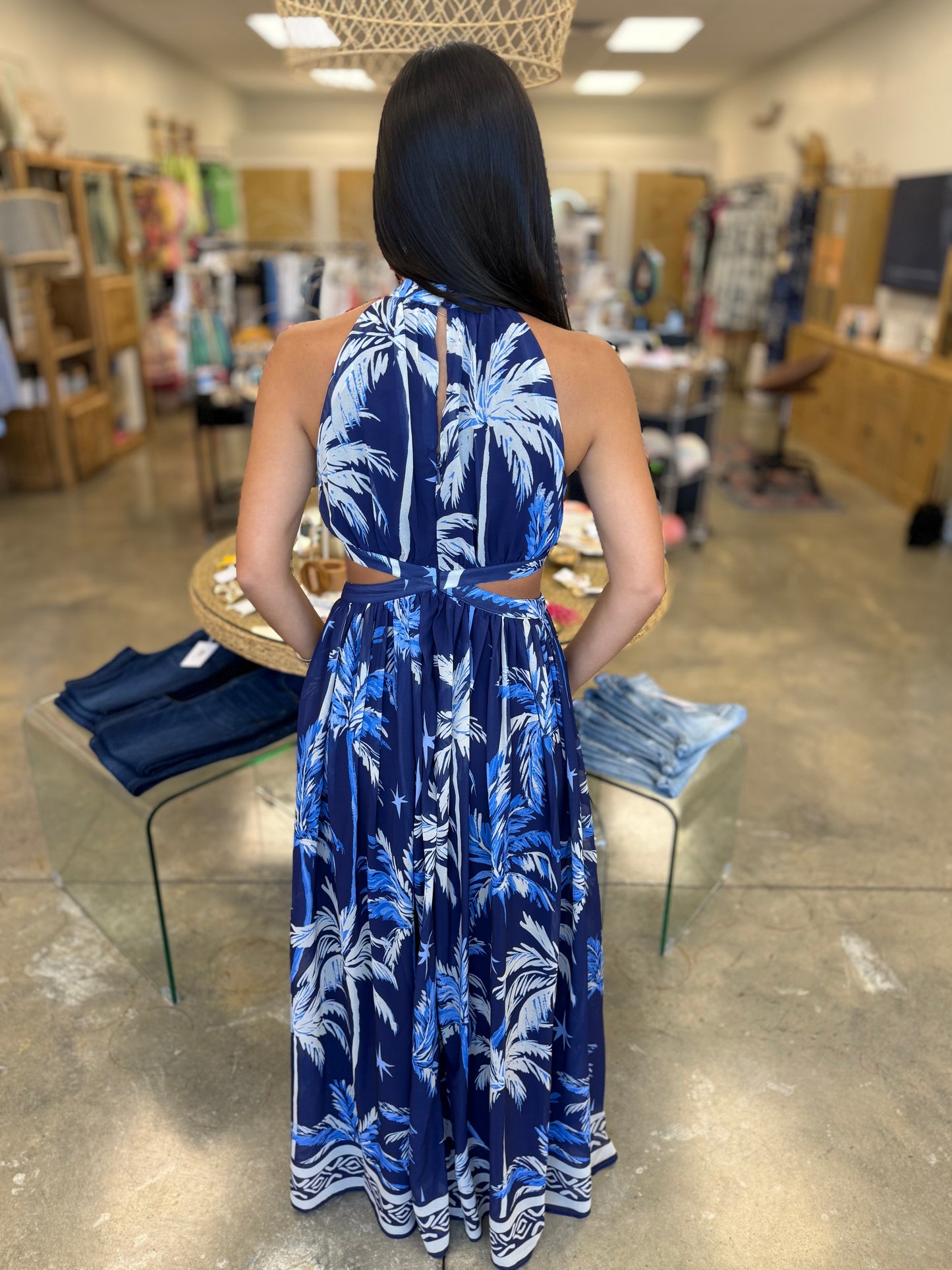 The Bombay Halter Maxi Dress