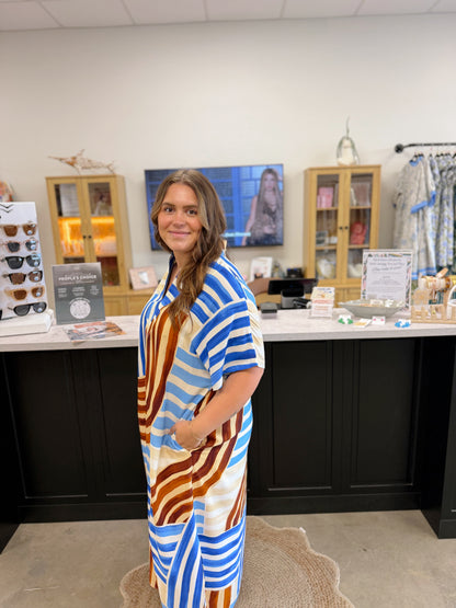 Strolling Down Town Dress