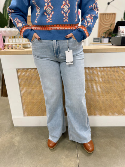 Bayeas Bella High Rise Wide Leg Jeans