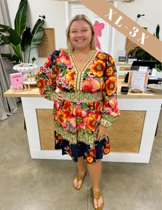 The Flow Boho Mini Dress Curvy