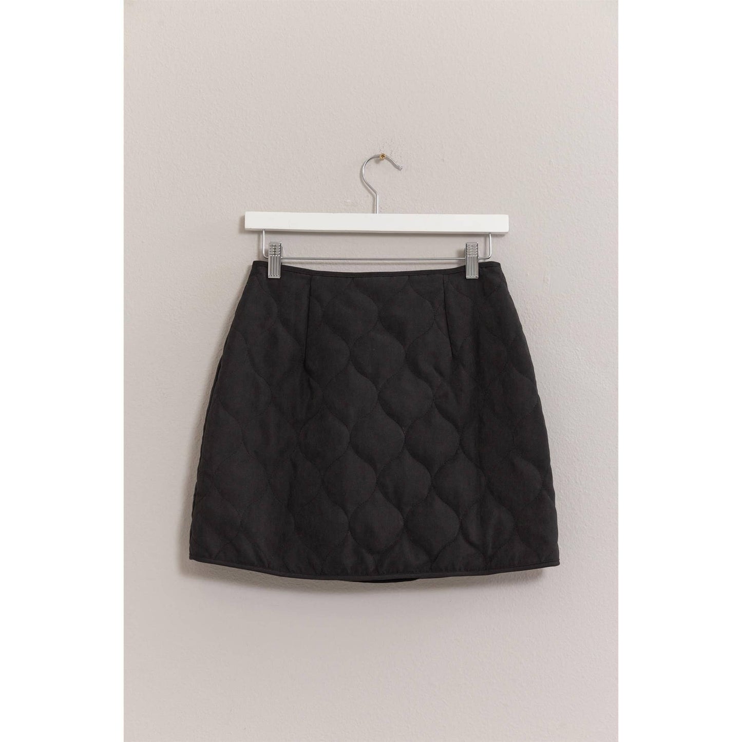 Quilted Puffer Mini Skirt