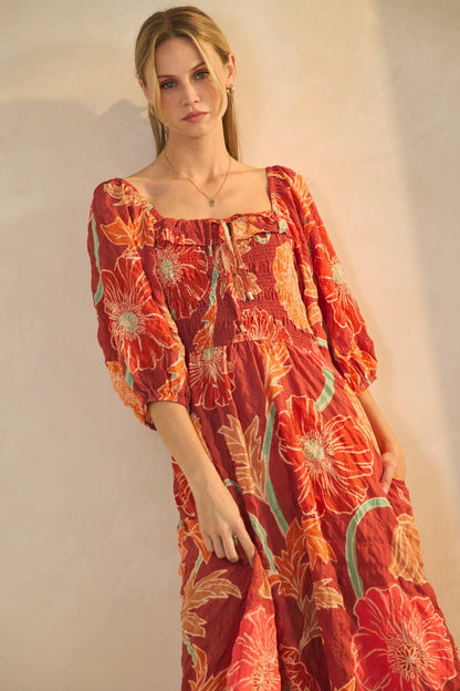 Terra Cotta Maxi Dress