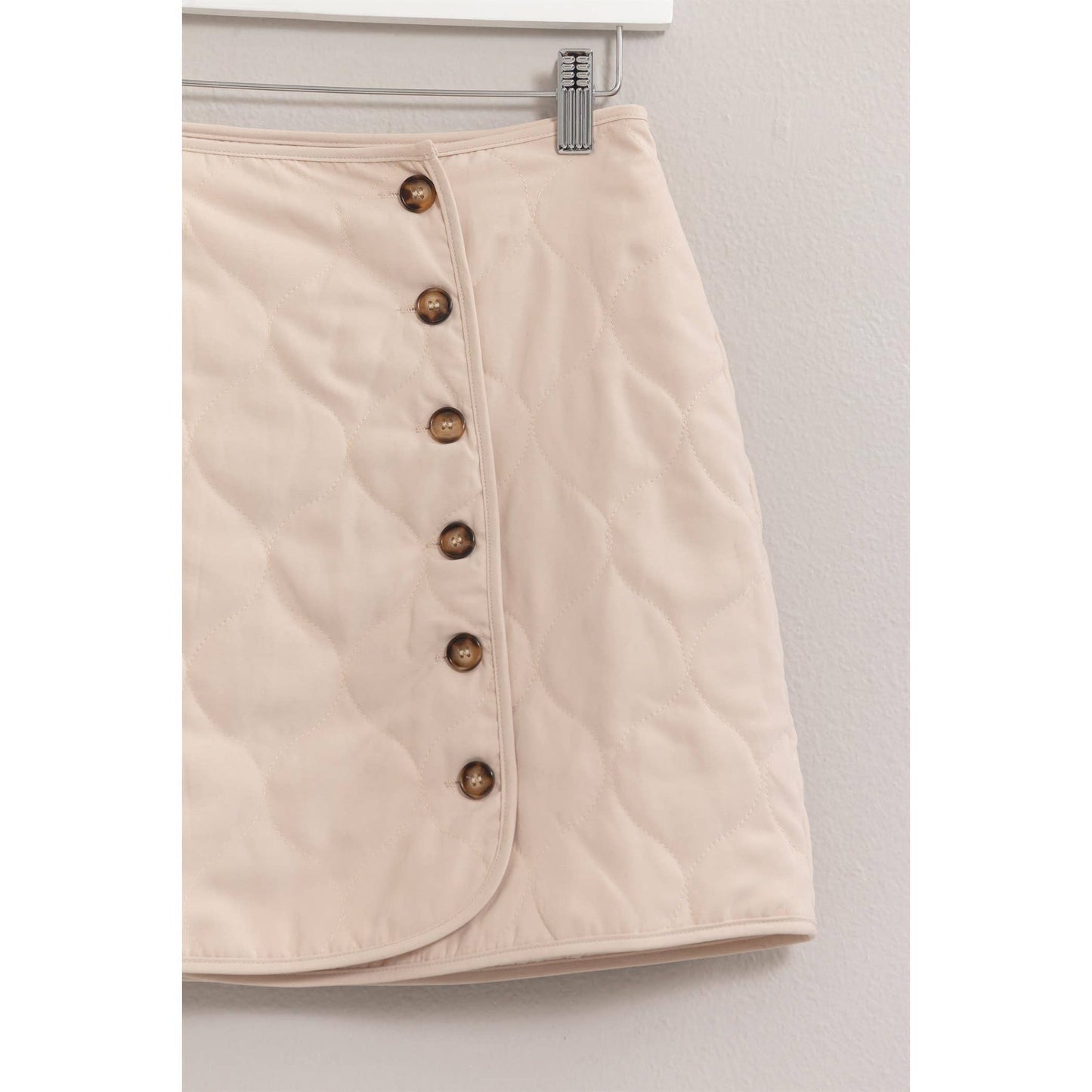 Quilted Puffer Mini Skirt