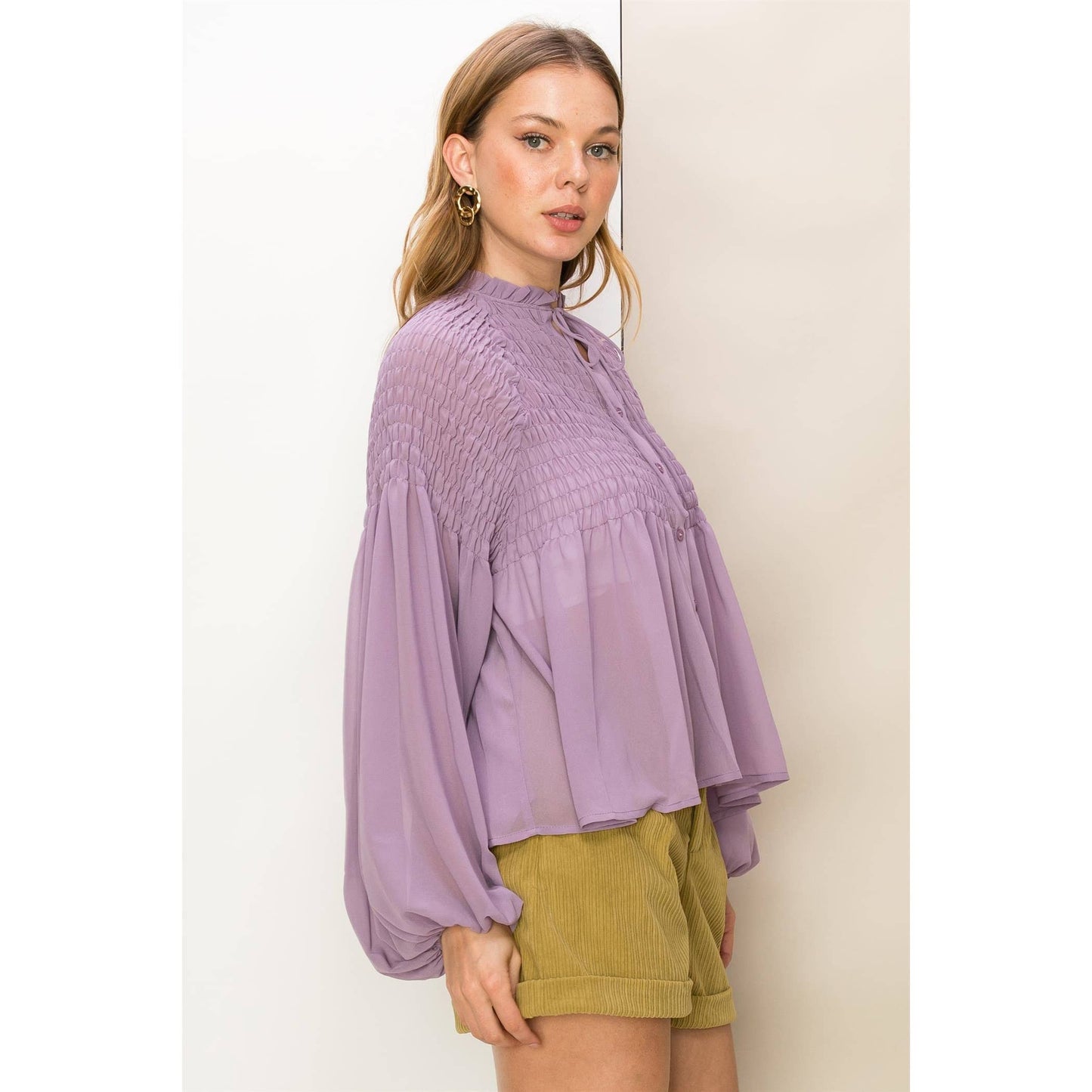 The Lavender Juilette Top